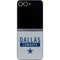 NFL Dallas Cowboys Silver Performance Series Galaxy Z Flip6 Skin